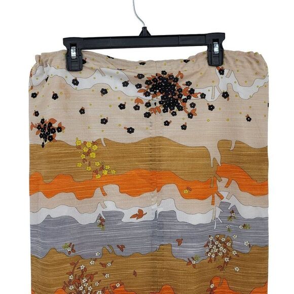 Vtg 70's Womens Skirt Handmade Drawstring Convertible Halter Strapless Dress M - Picture 9 of 13